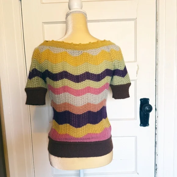 ✨ Missoni Vintage Zig-Zag Knit Top ✨ - Picture 3 of 6